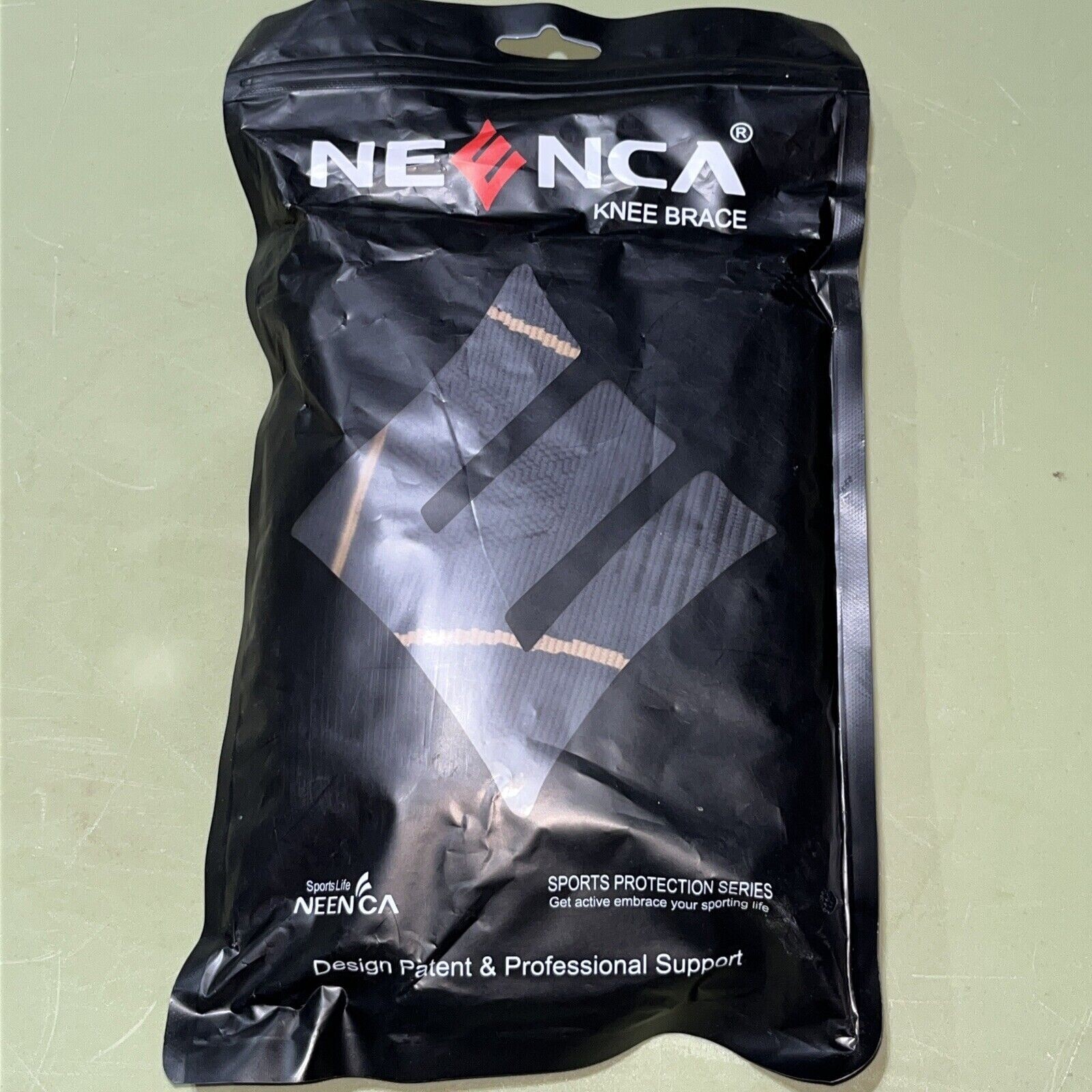 NEENCA Professional Knee Brace Compression Sleeve Support Men,Women Med orange