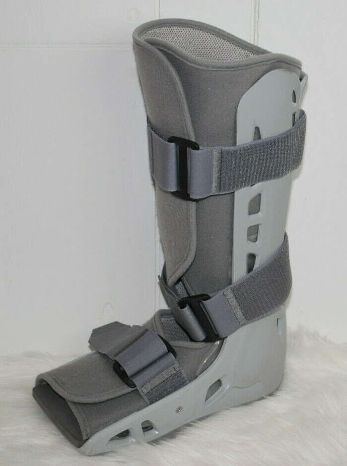 Aircast Walking Boot Adult Medium M Adjustable Inflation Dial Soft Strike AS IS