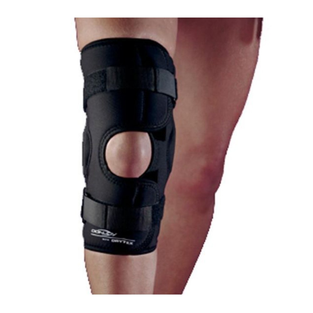 DonJoy Drytex Sport Hinged Knee Brace, Breathable and Adjustable Support (Large)