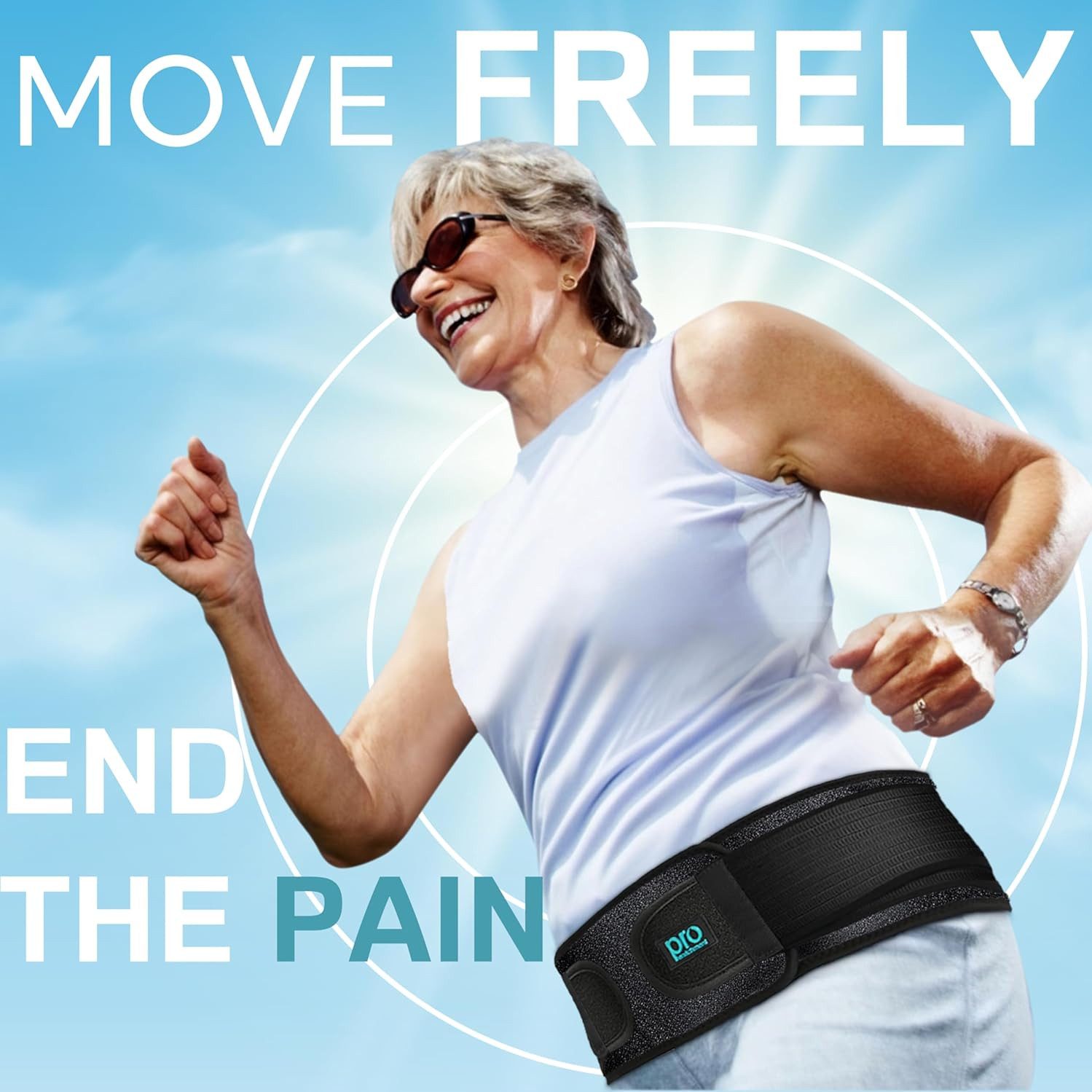 Sacroiliac Hip SI Belt for Women and Men That Alleviates Sciatic, Pelvic
