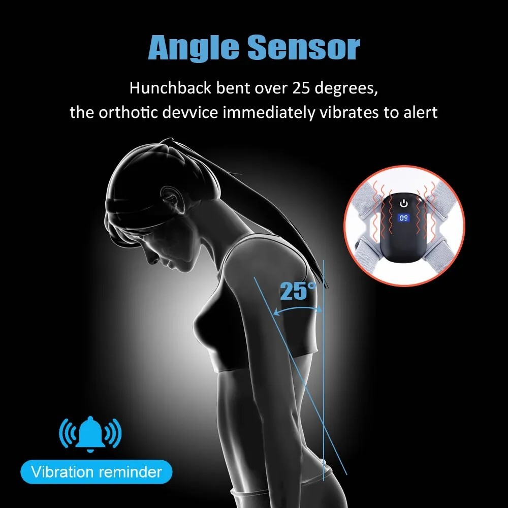 Posture Correction Belt Smart Sensor Orthosis Invisible Sitting Posture