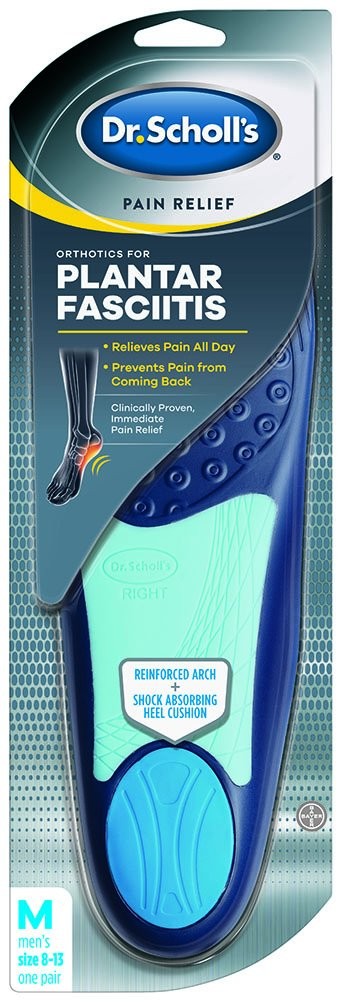 5 Pack Dr Scholls Pain Relief Orthotics Plantar Fasciitis Mens 8-13, 1 pair each