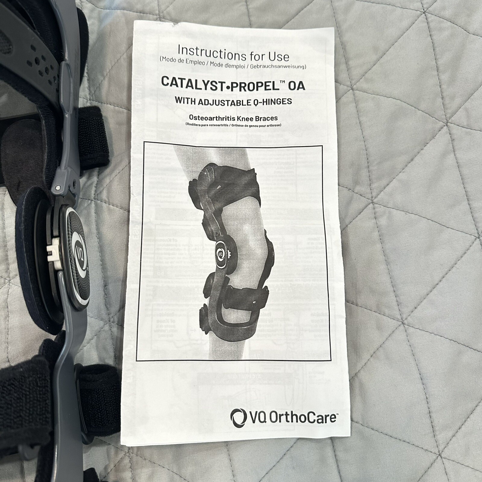 VQ Catalyst Propel OTS RIGHT EXTRA LARGE Active Thigh Cuff Ligament Knee Brace