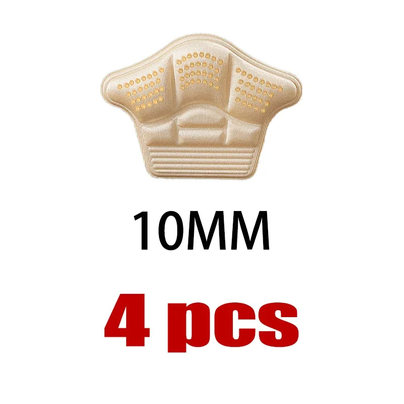 5D Antiwear Heel Pad Sneakers High Heels Rear anti Fall Insole Self Adhesive Sho