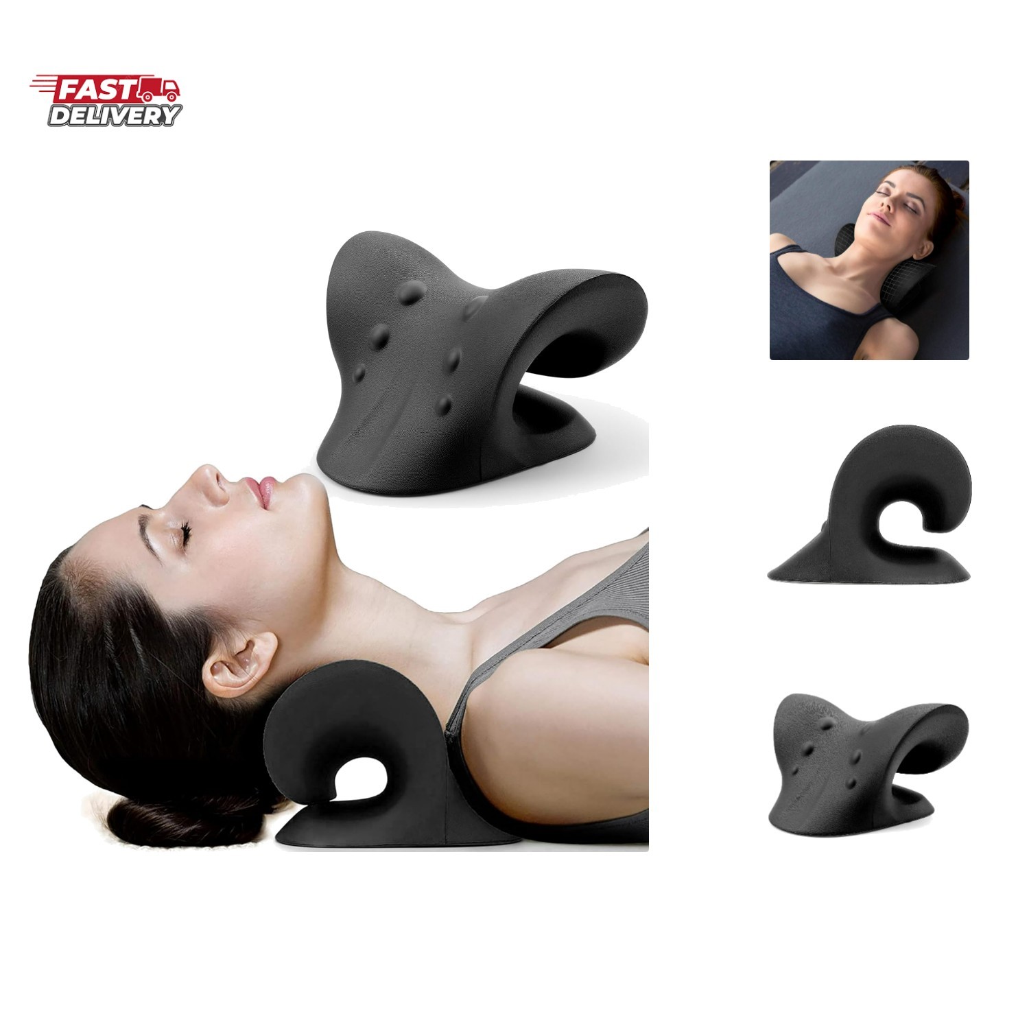 Neck and Shoulder Relaxer, Cervical Traction Device for TMJ Pain Relief and C…