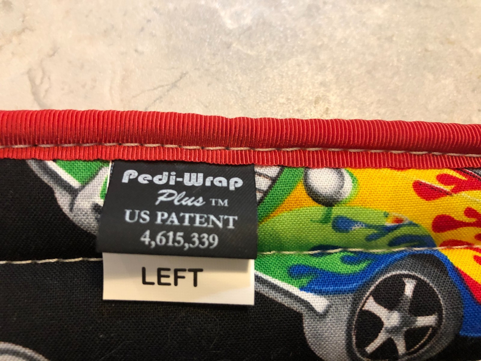 Pedi-Wrap Arm Immobilizer Hot Rod Cars Child Size XL 13″ Left Arm