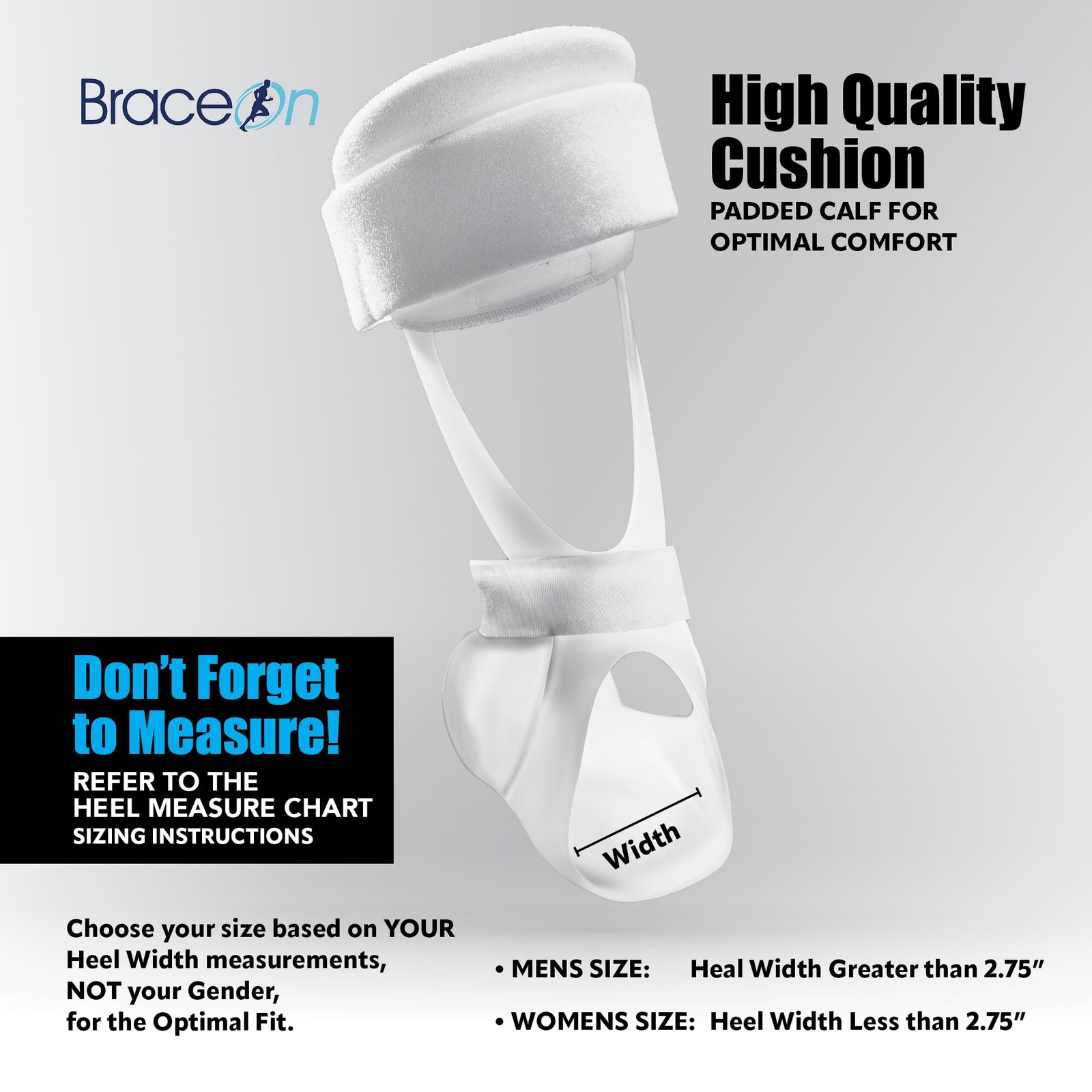 Brace On Swedish Deluxe AFO Ankle Brace for Women’s Left Foot Drop