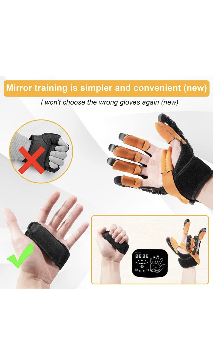 Upgraded Hand Function Rehabilitation Robot Gloves for Stroke Hemiplegia Trainer