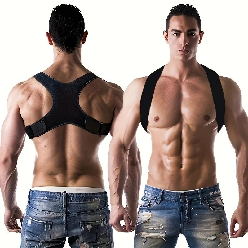 Adjustable Posture Corrector Back Shoulder Support Correct Brace Belt Men Women