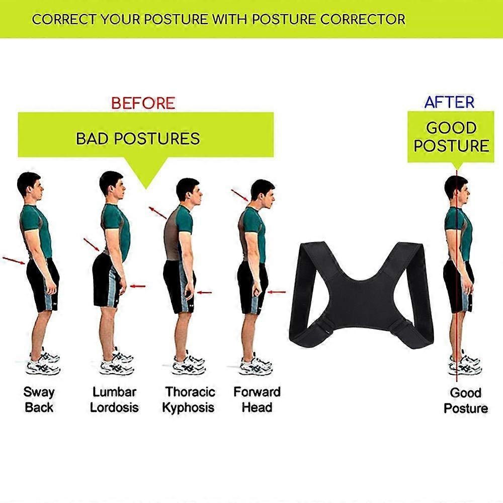 Back Posture Corrector Shoulder Straight Support Brace Belt Therapy Men Women