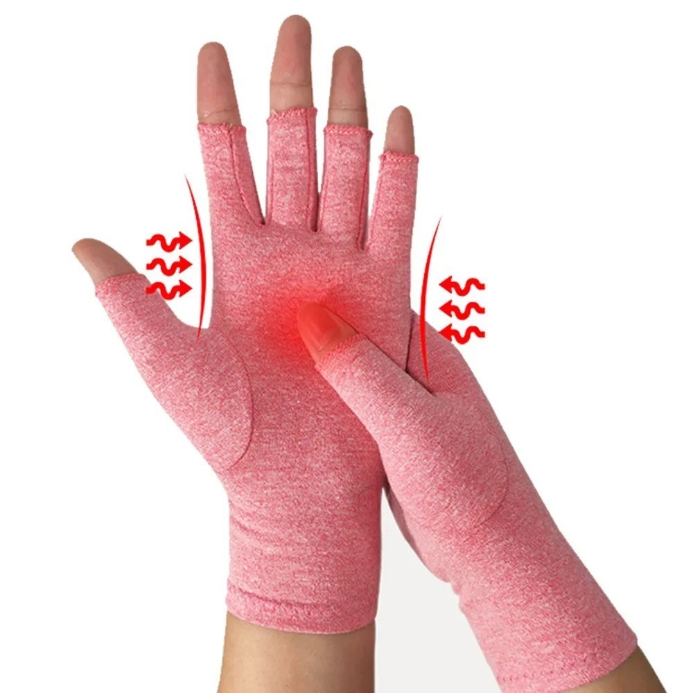 Arthritis Medical Gloves Compression Copper Pain Relief Hand Wrist Support Brace