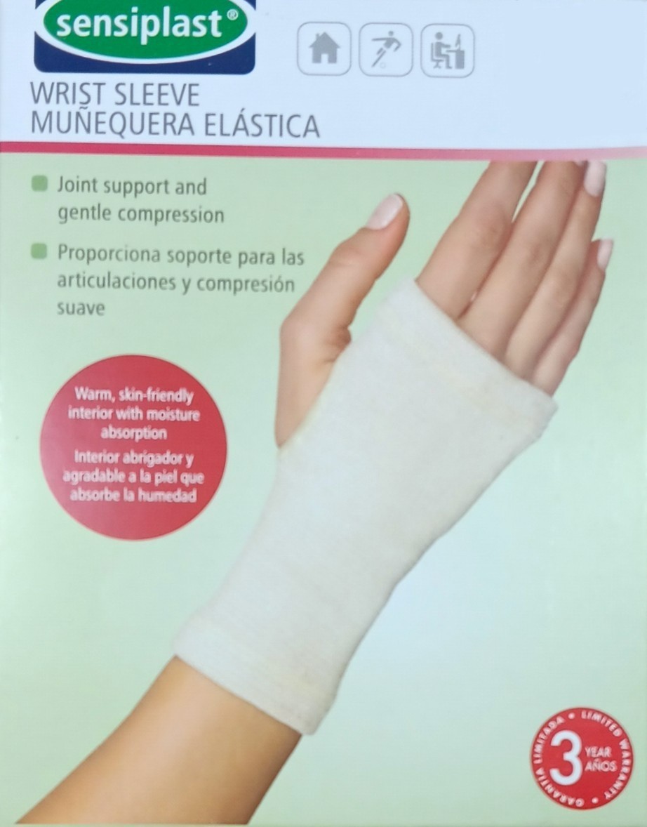 Sleeve Wrap for Wrist Hand Joint Support Soft Compression S/M L/XL Copper Thread