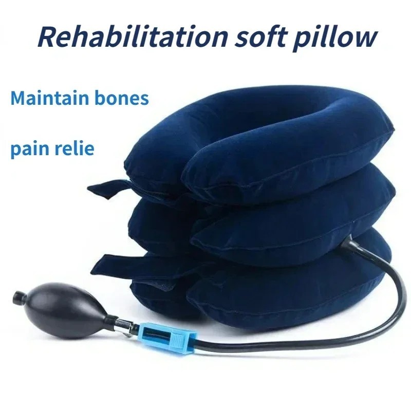Cervical Neck Traction Device Collar Brace Support Pain Relief Stretcher Therapy