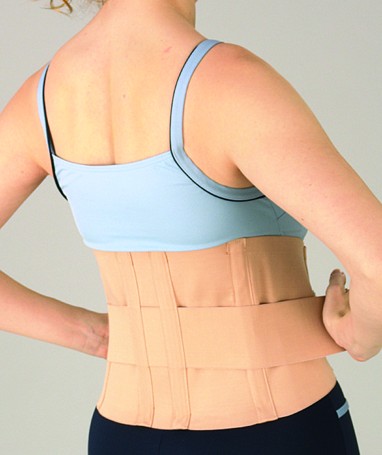 Centron Lumbar Support with Stainless Steel Dorsal And Lateral Stays (LUS09ABN)