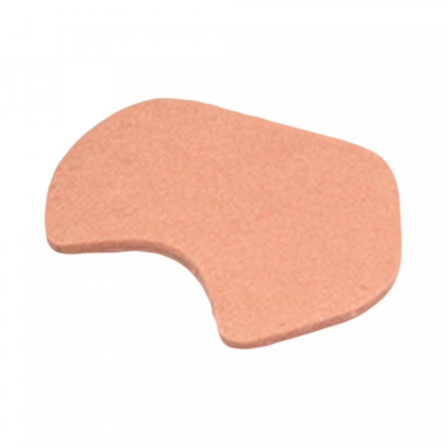 McKesson Beige Dancer Sesamoid Pads for Left Foot Adhesive 1/8 In Thick Beige 25