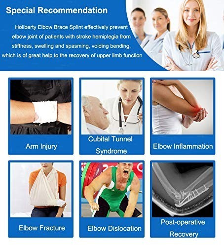 Adult Kid Elbow Brace Splint Cubital Tunnel Syndrome Adjustable Elbow Support