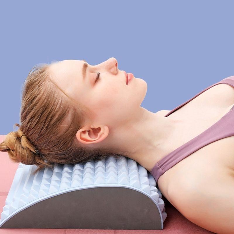 Back Stretcher Pillow Lower Back Pain Relief Lumbar Support Posture Corrector