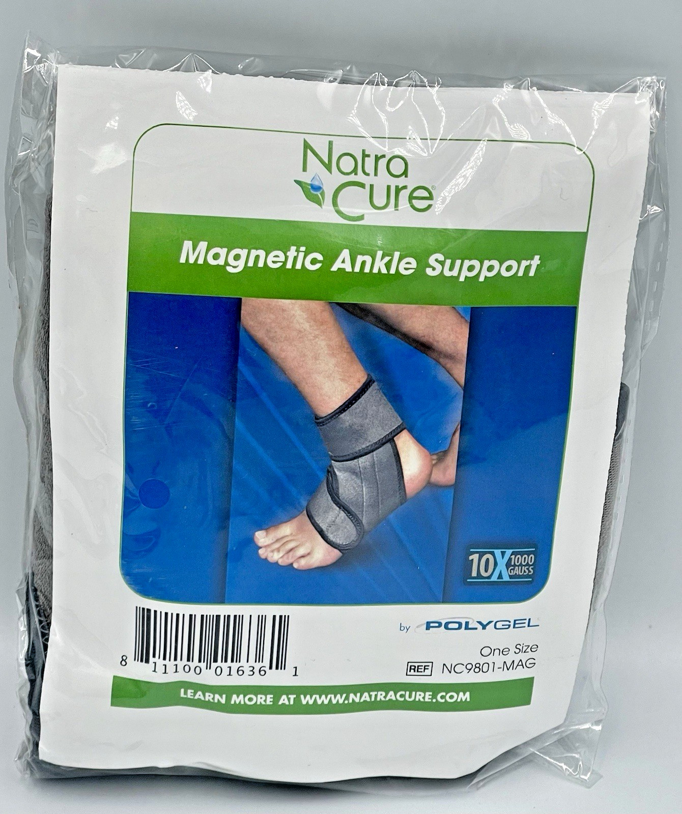 Lot of 3Unisex Magnetic Ankle Brace Support Strap Wrap Support One Size Fits All