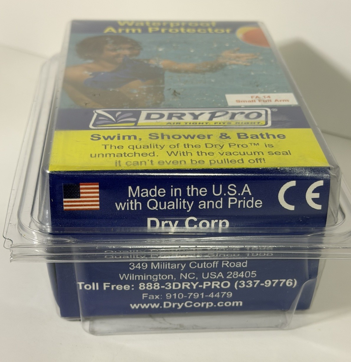 DRYPro Waterproof Arm Cast Protector Small Full Arm FA-14 Latex CE