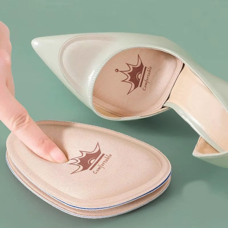 Women Forefoot Pad Pain Relief Insert Half Size Insoles Non-Slip Cushion Shoe Br