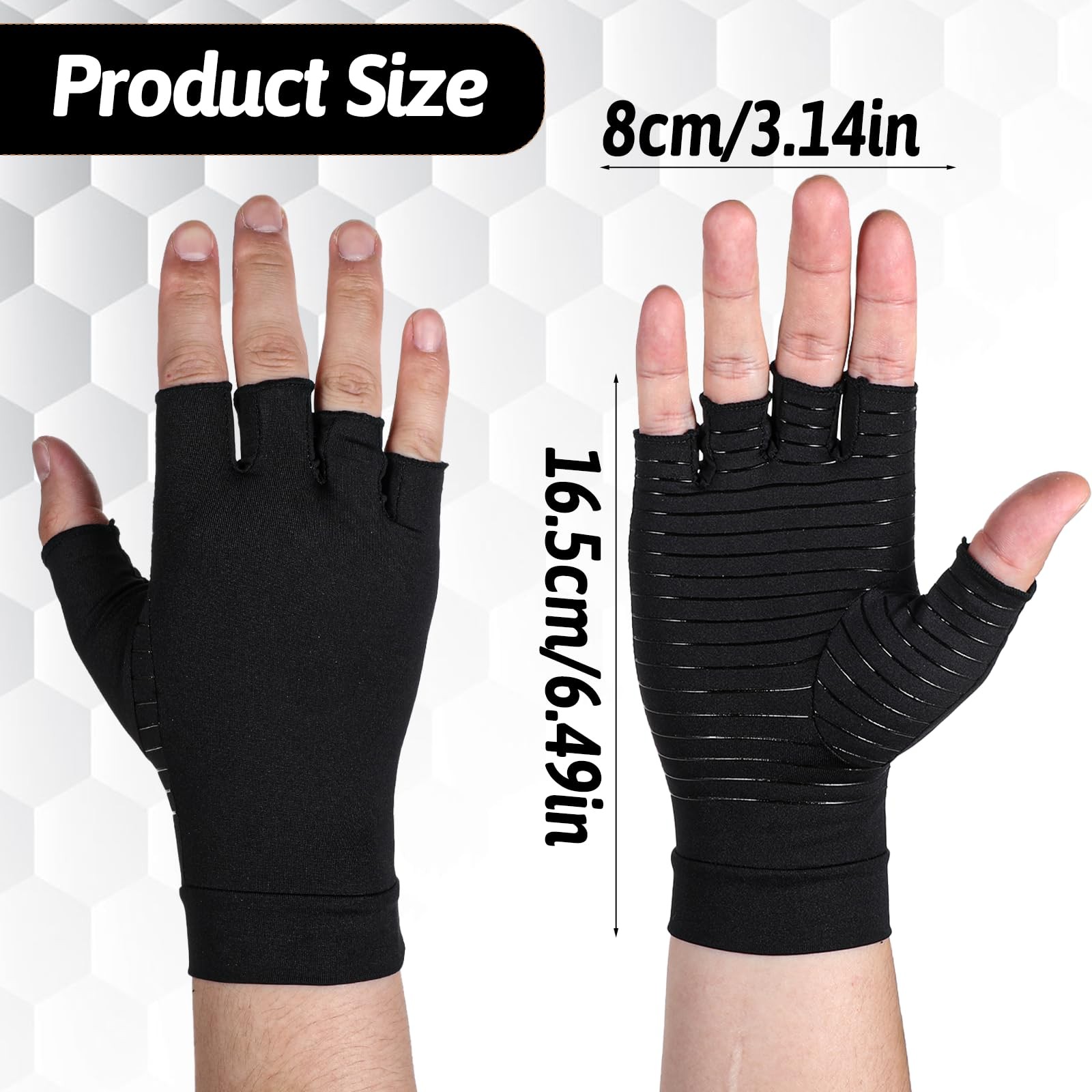 Copper Arthritis Gloves Pain Compression Gloves for Carpal Tunnel Tendonitis