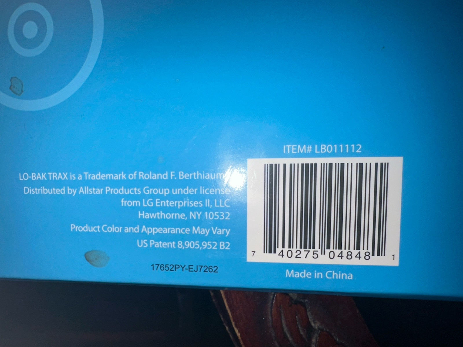 Lo-Bak Trax Portable Spinal Traction Device w/ Instructional DVD AS SEEN ON TV