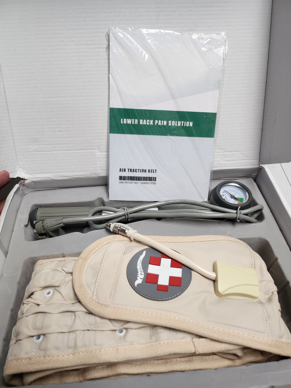 Spinal Air Decompression Belt Brace Disc Traction System XL 40-46