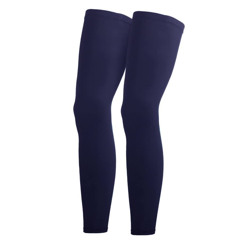 One Pair Compression Full Length Leg Sleeve for Men Women, Running, Basketbal…
