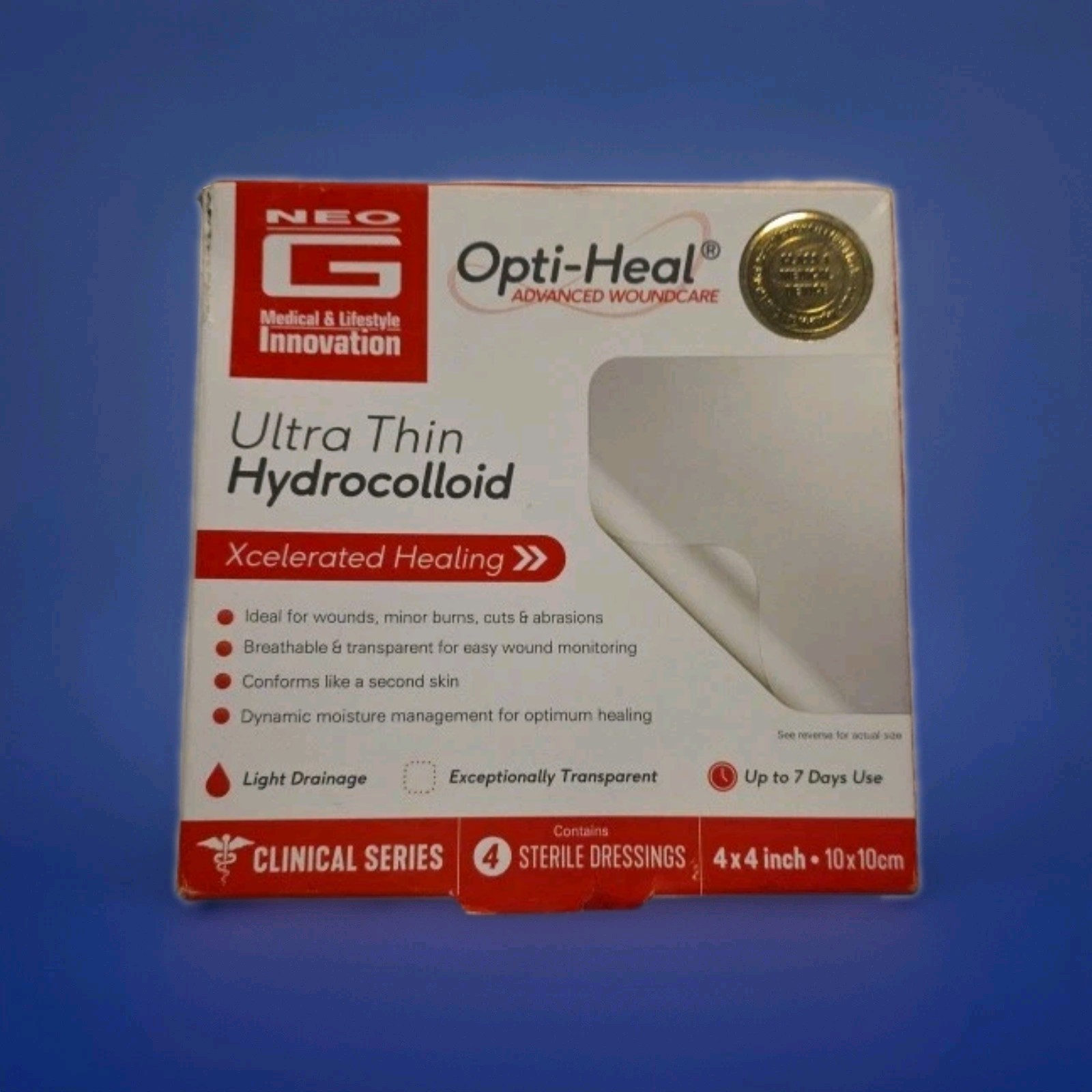NEO G OPTI-HEAL UTHN HYDRCLD 4X4IN DRS 4