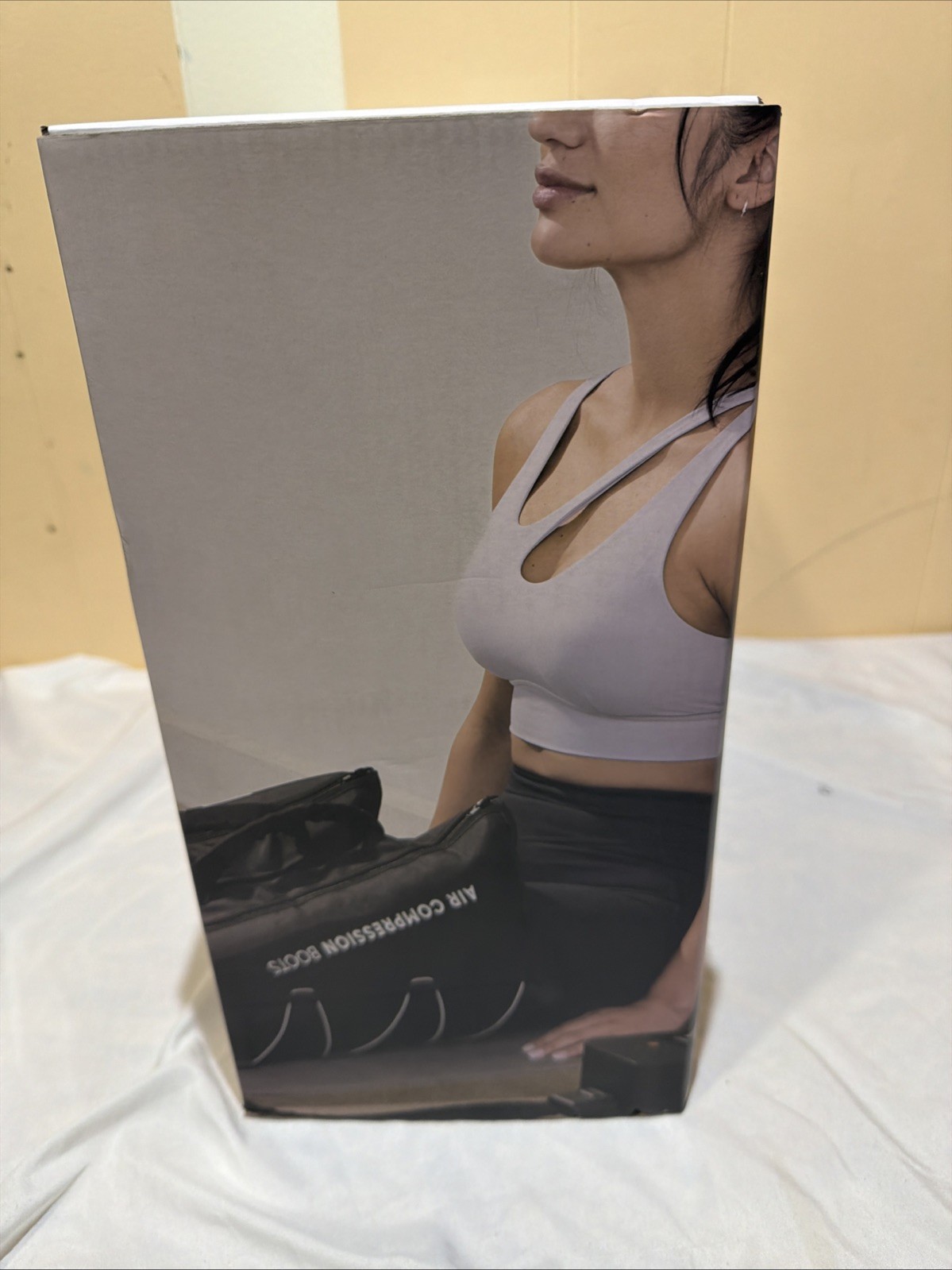 SHARPER IMAGE Air Compression Boots Small-Medium Muscle Massager. Black. New