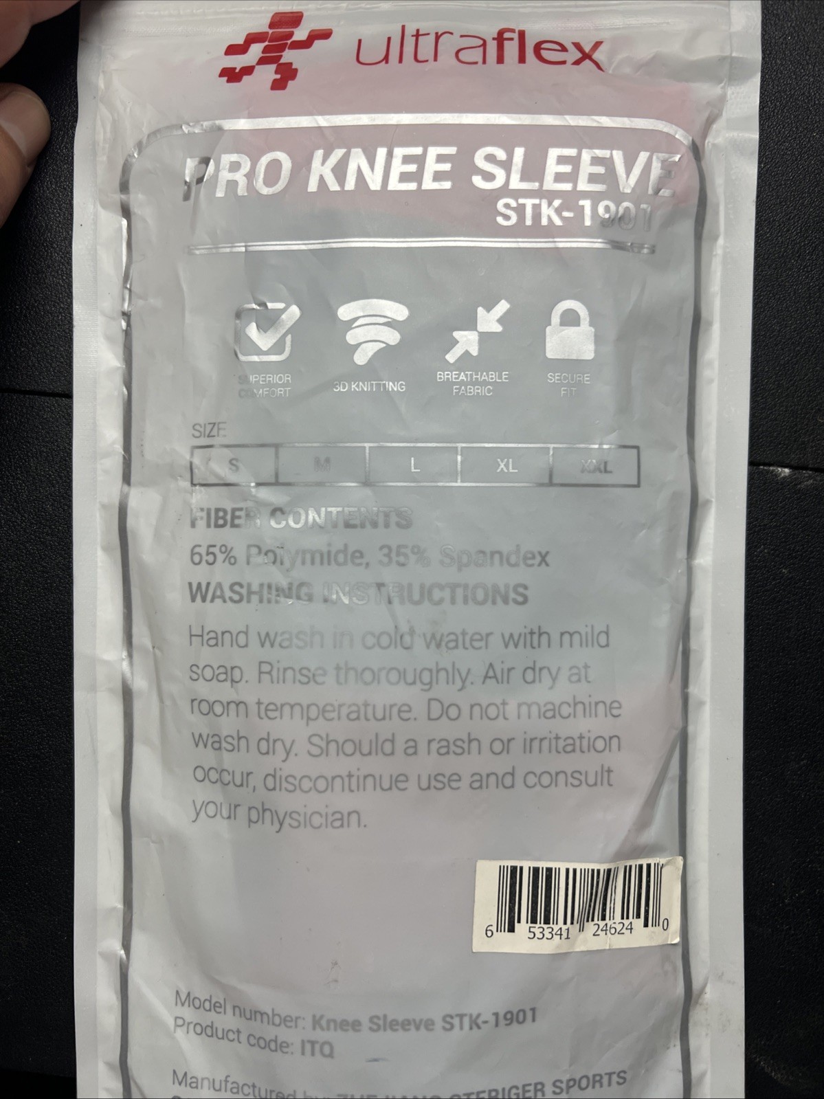UltraFlex Pro Knee Sleeve | STK-1901 | Brace Compression | XXL | NEW