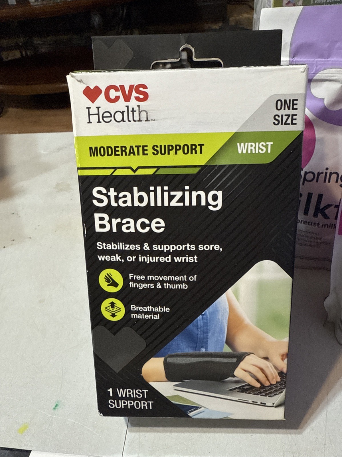 CVS Health Moderate Support Stabilizing Brace – Wrist Support One Size