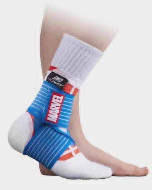 DonJoy ~ Marvel ~Moderate Figure 8 Compression Ankle Support Sleeve Pediatric Sz
