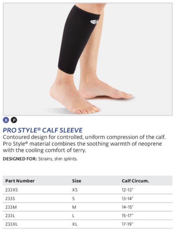 Bell-HornProStyle Calf Sleeve Black X-Large