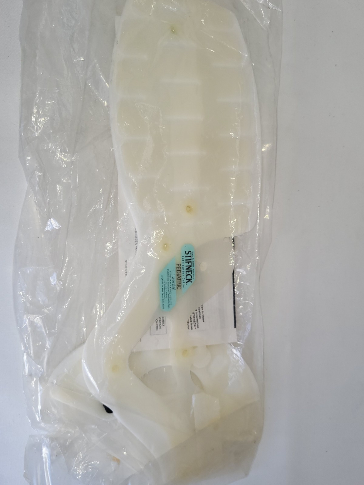 Laderal Stiffneck Pediatric Cervical Collar EMS Ambulance MRI X-Ray