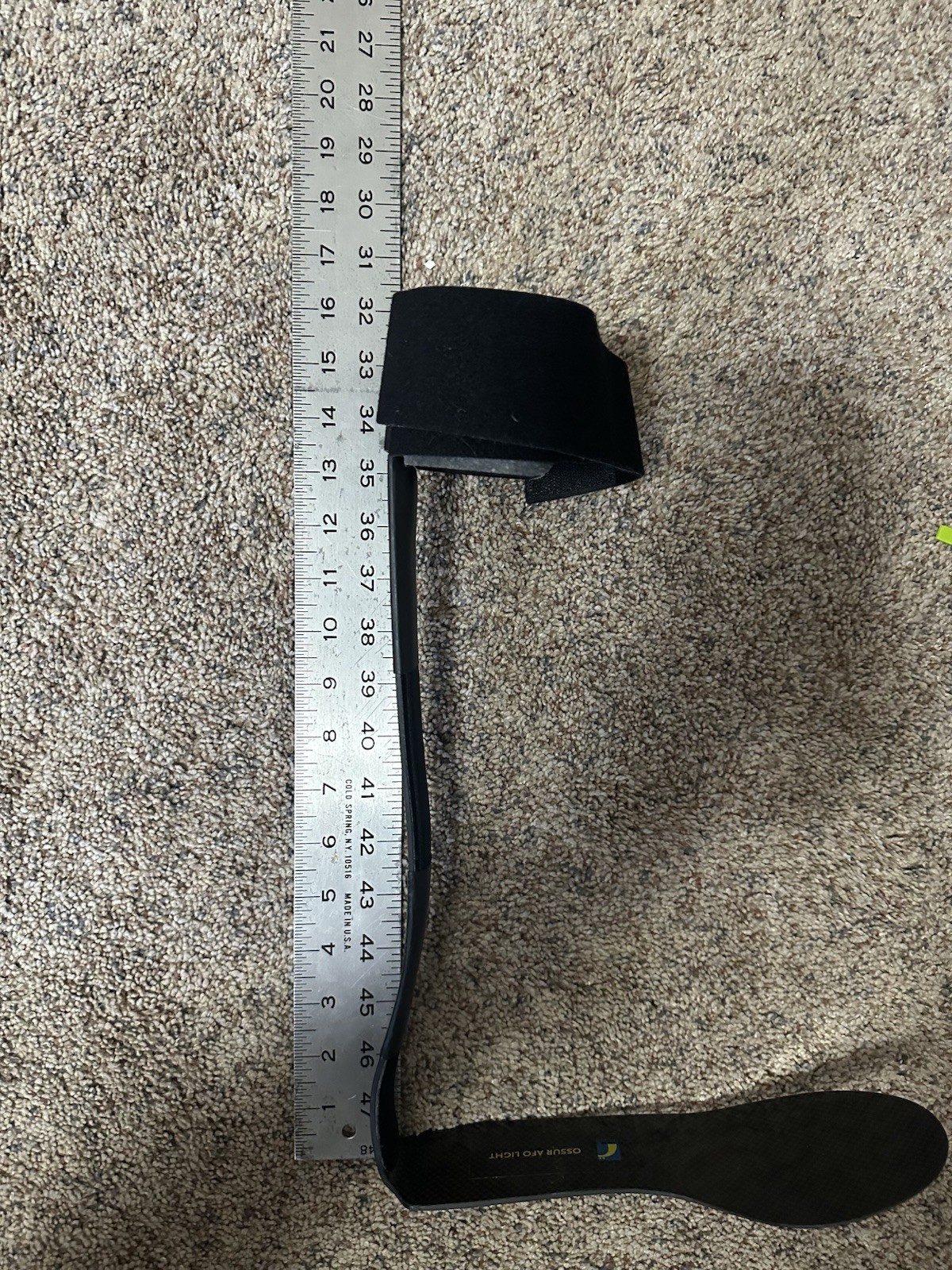 OSSUR AFO Light Size Medium Carbon Fiber Used Good Condition