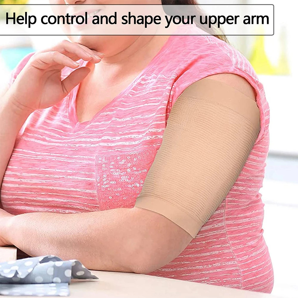 Upper Arm Compression Sleeves, Women Arm Shapers, Compression Arm Wraps for