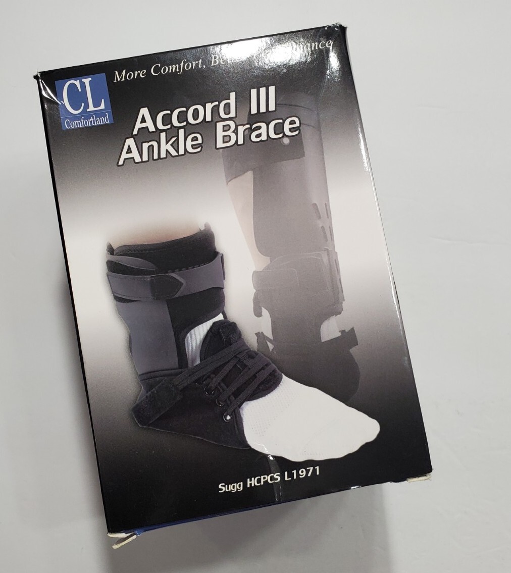 COMFORTLAND ACCORD ANKLE BRACE III MEDIUM LEFT ORIGINAL PACKAGING UNUSED