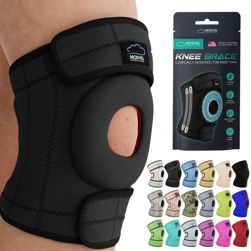ELITE Knee Brace for Men & Women – Patella Gel Pads & Side Stabilizers for AC…