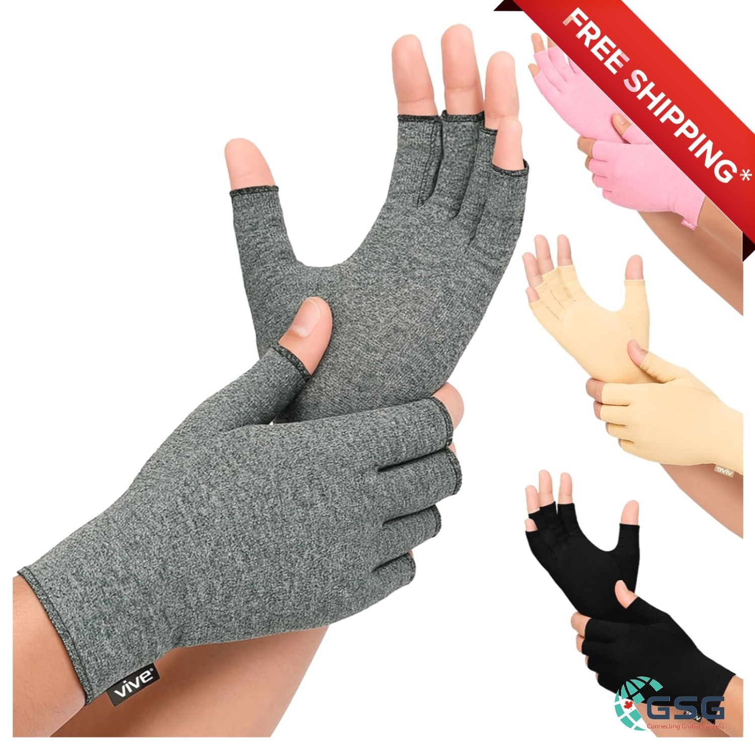 ARTHRITIS RELIEF GLOVES FOR MEN AND WOMEN – COMPRESSION & SUPPORT