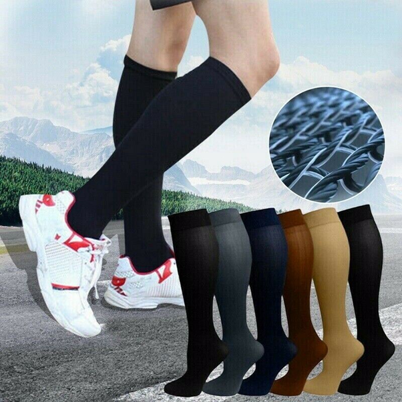 3x Men Compression Socks Reinforced Cushion Stockings Workwear Socks Size 6-13