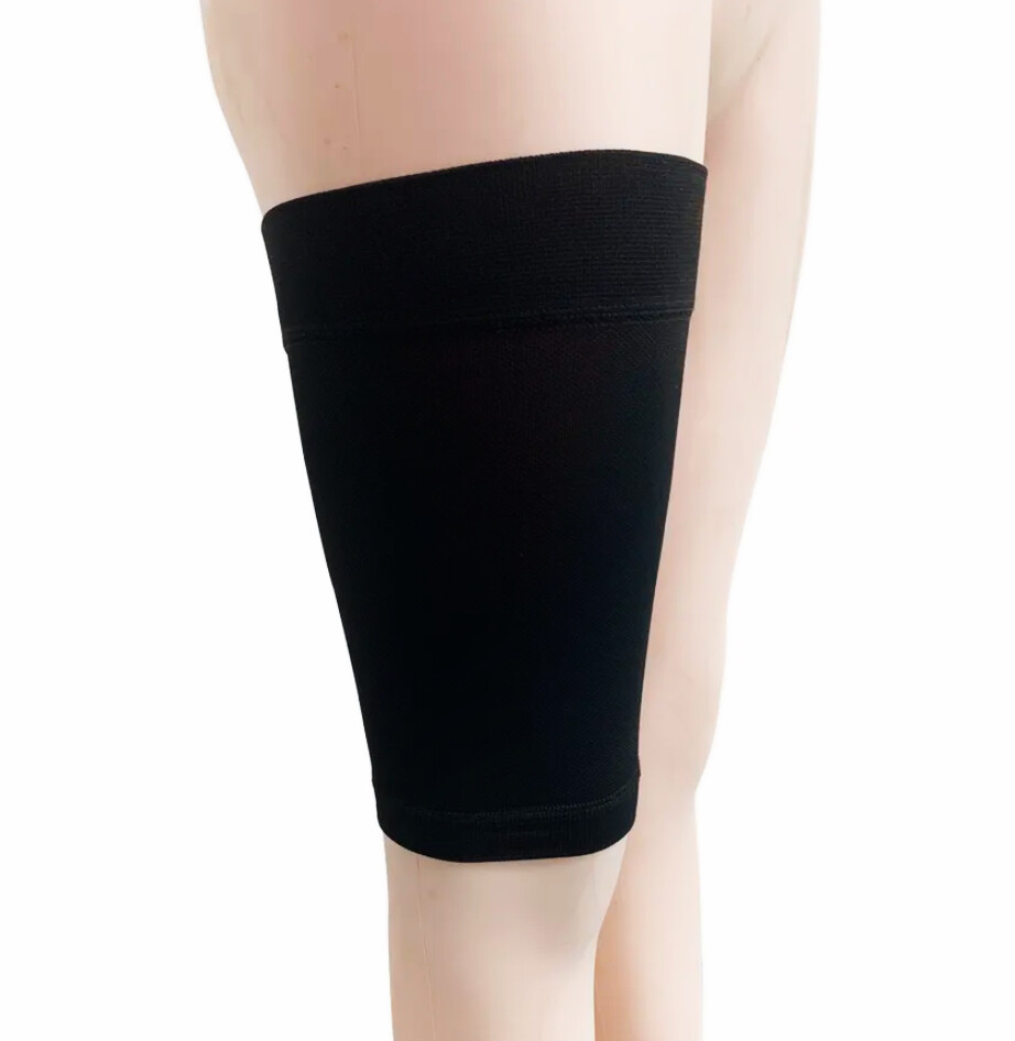 Pair Thigh High Elasti Nylon Knitted Brace Support Sleeve Antislip Compres✅J9110