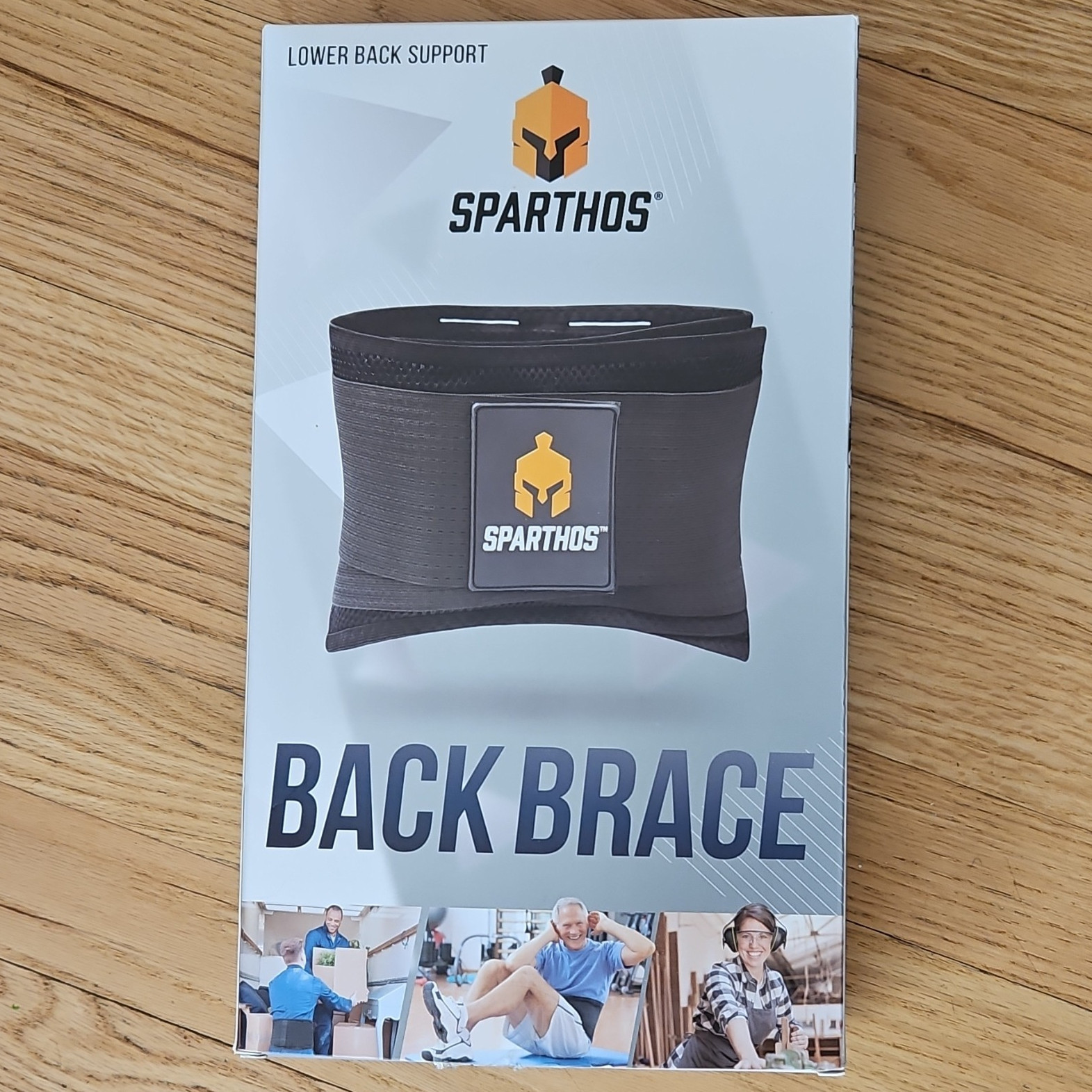 Sparthos Lower Back & Lumbar Support Brace Belt Size XXL