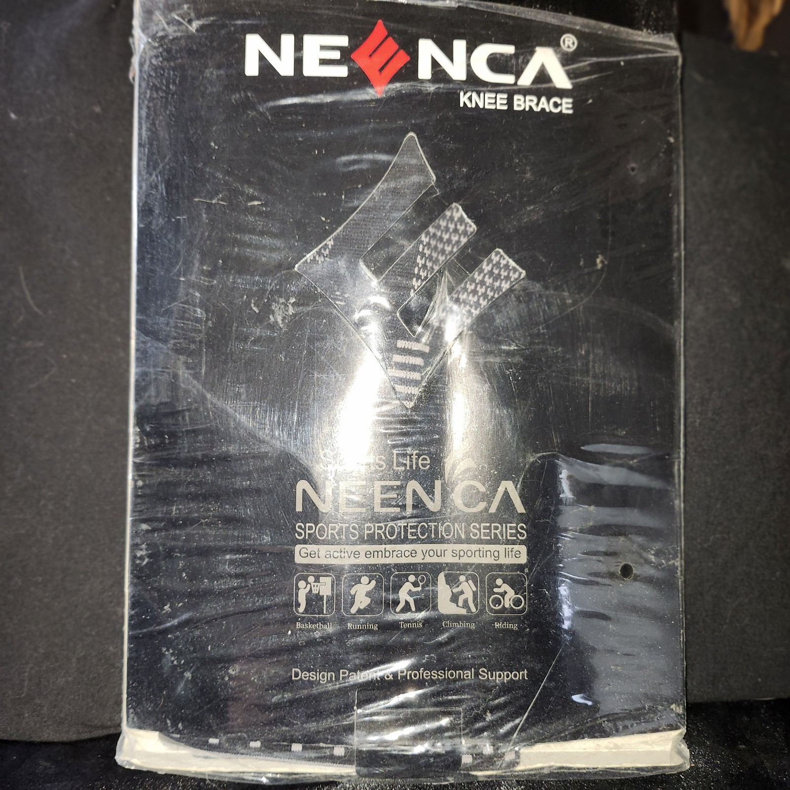 NEENCA 2 Pack Knee Brace Compression Sleeve Knee Support Series L Open Box New