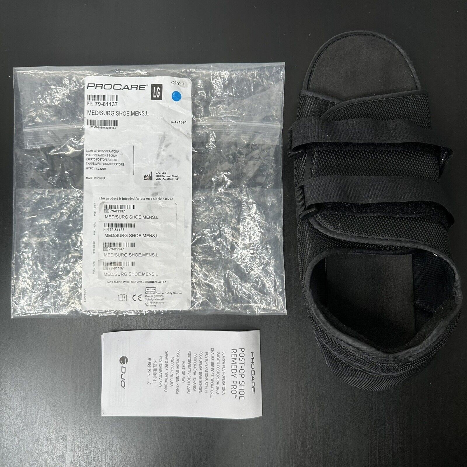 Procare Mens Size L Post Op Shoe Remedy Pro Medical Surgical