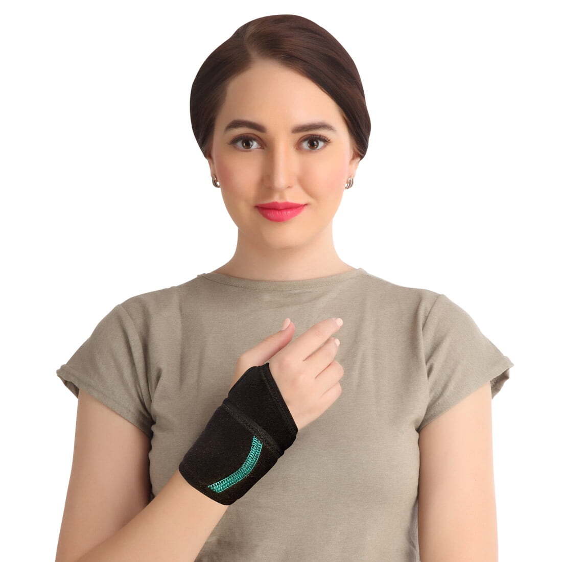 Flamingo Neoprene Wrist Support Brace with Thumb Loop