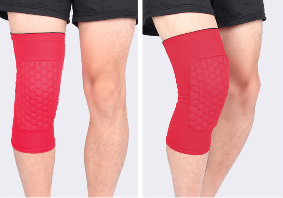 Crashproof Protective Gear Youth Men Basketball Knee Pads Compression Leg Sleeve