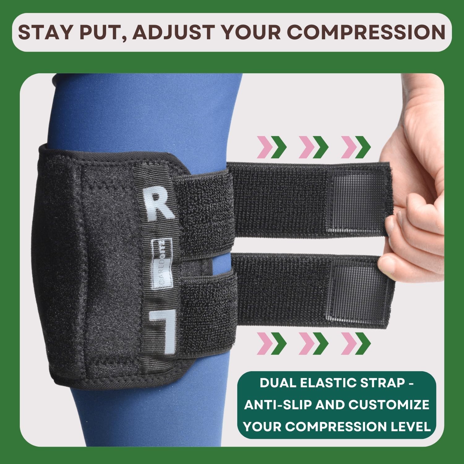 Sciatica Pain Relief Brace, Sciatic Nerve Pain Relief Device W/Dual Movable Pres