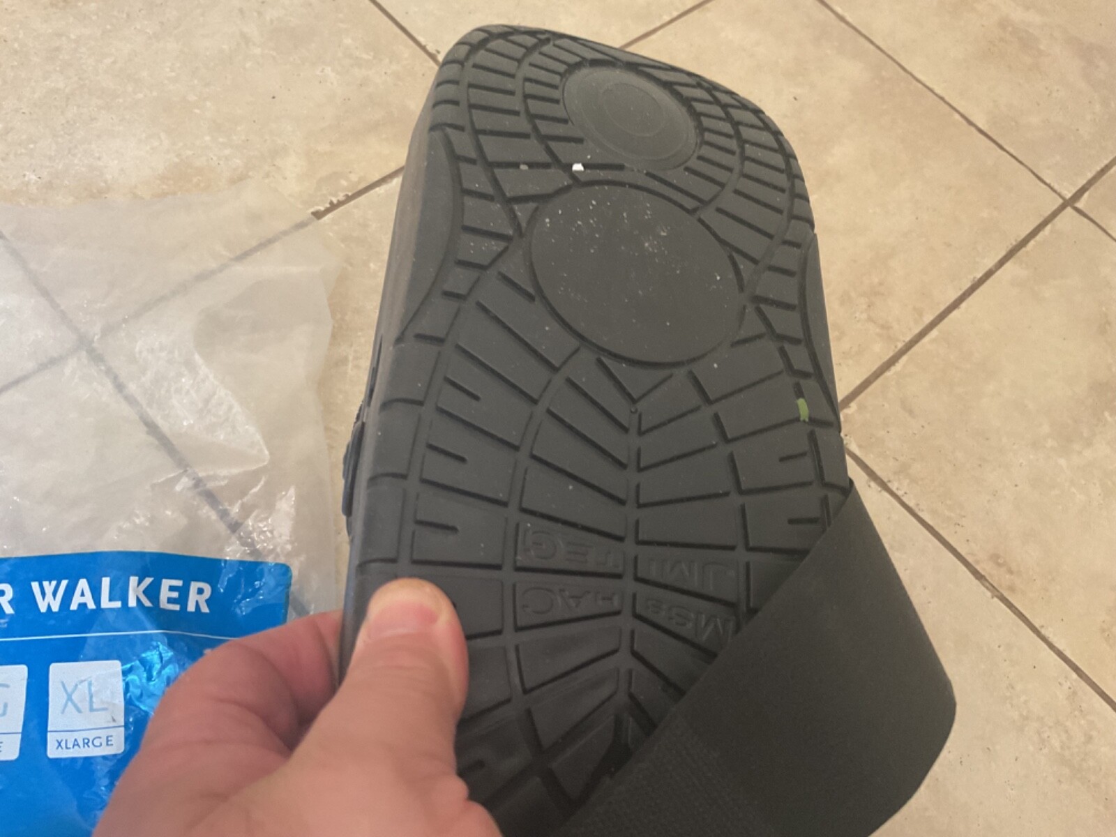 OSSUR EQUALIZER Low Top Air Walker Boot Medical Grade Size Medium Air Cast EUC
