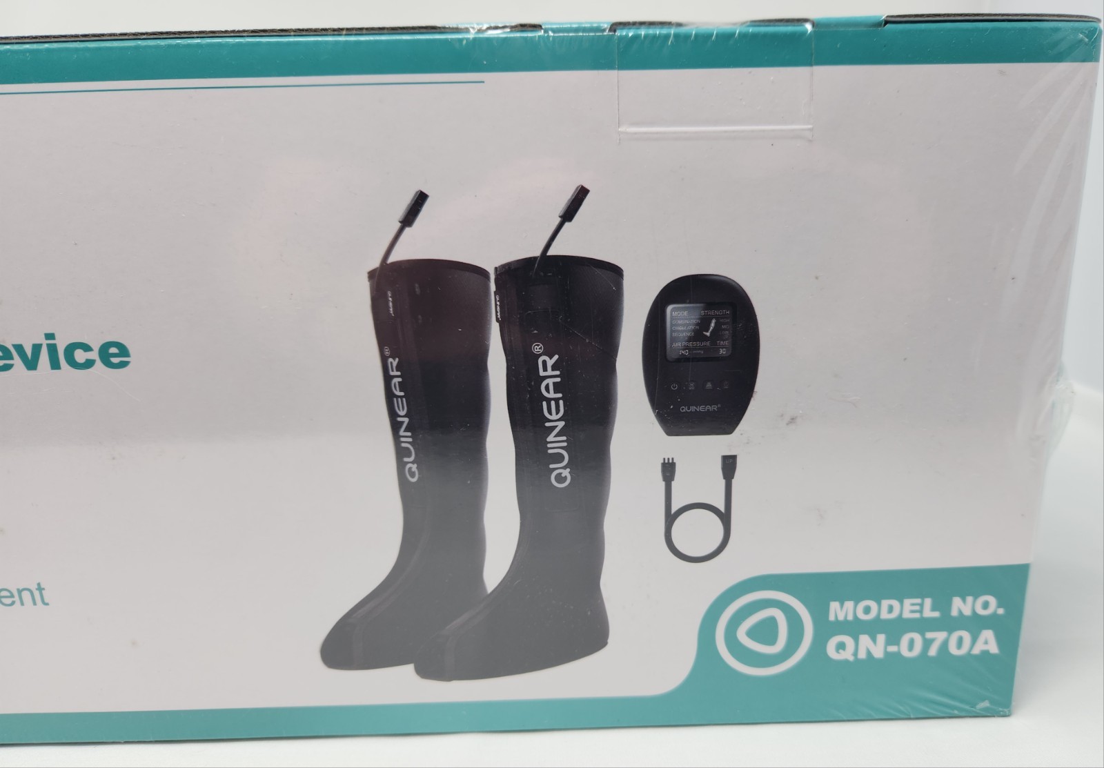 QUINEAR Air Compression Therapy Device QN-070A Leg Recovery Boots – New